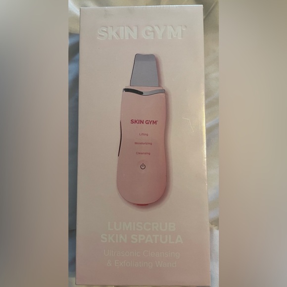 NWT Skin Gym LumiScrub Skin Spatula Ultrasonic Cleansing & Exfoliating Wand New - Picture 1 of 2
